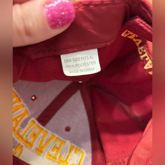 Cleveland Skyline baseball hat/adjustable Velcro OSFM - Picture 3 of 4